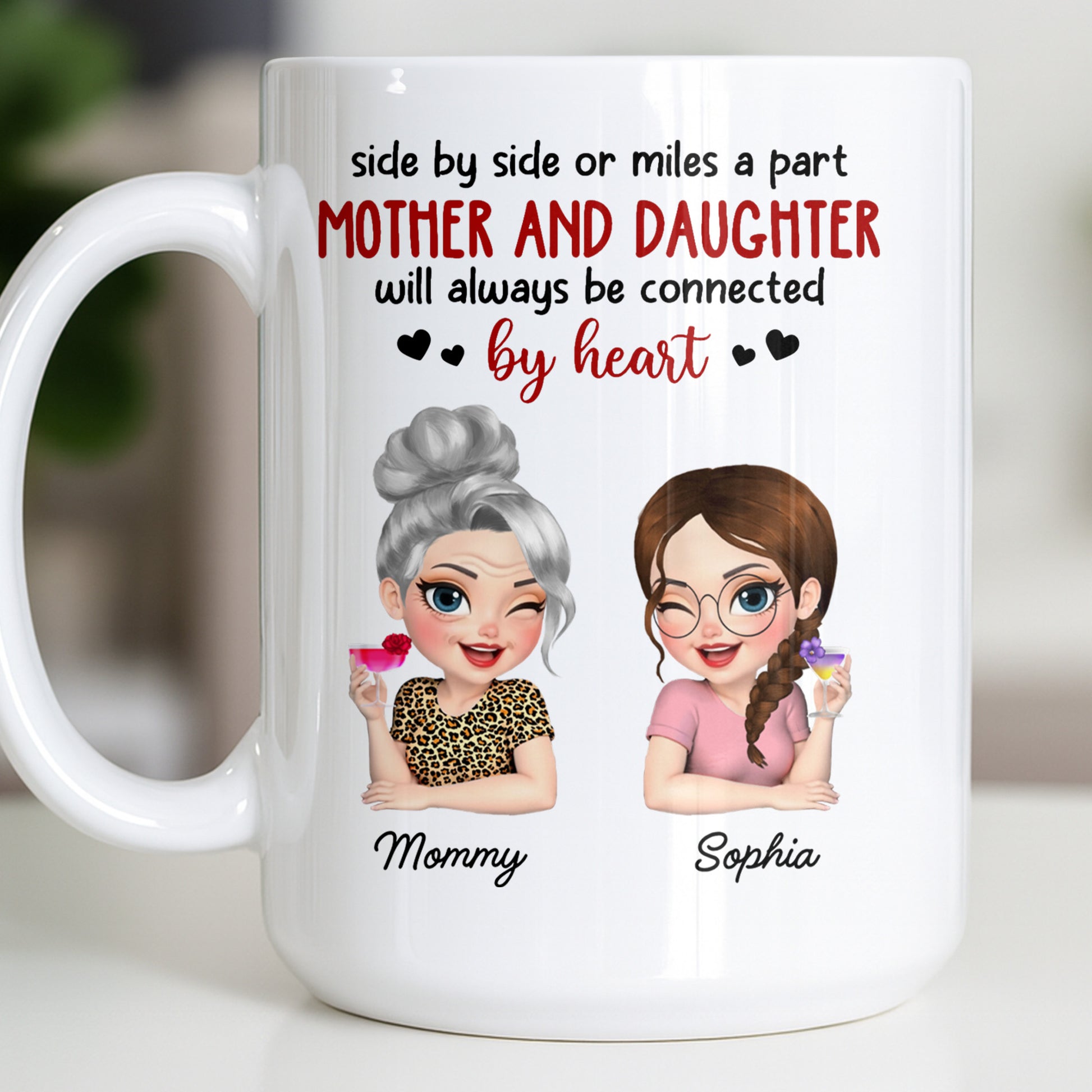 Mother And Daughter Will Always Be Connected By Heart