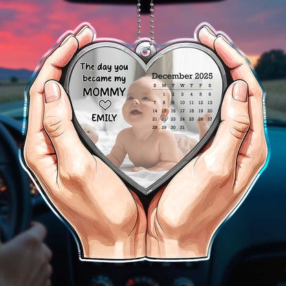 The Day You Became My Mommy, Hands Holding Heart Calendar