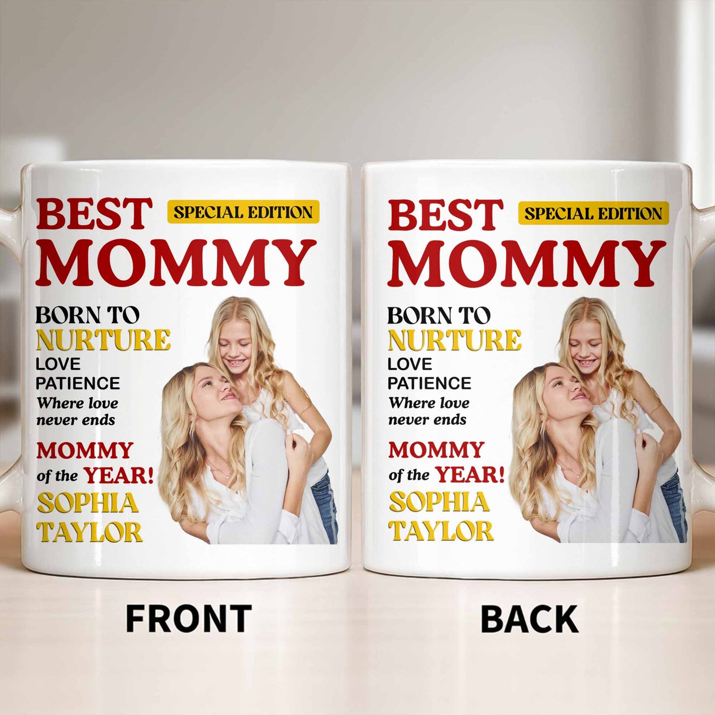 Best Mommy Born To Nurture Love Patience