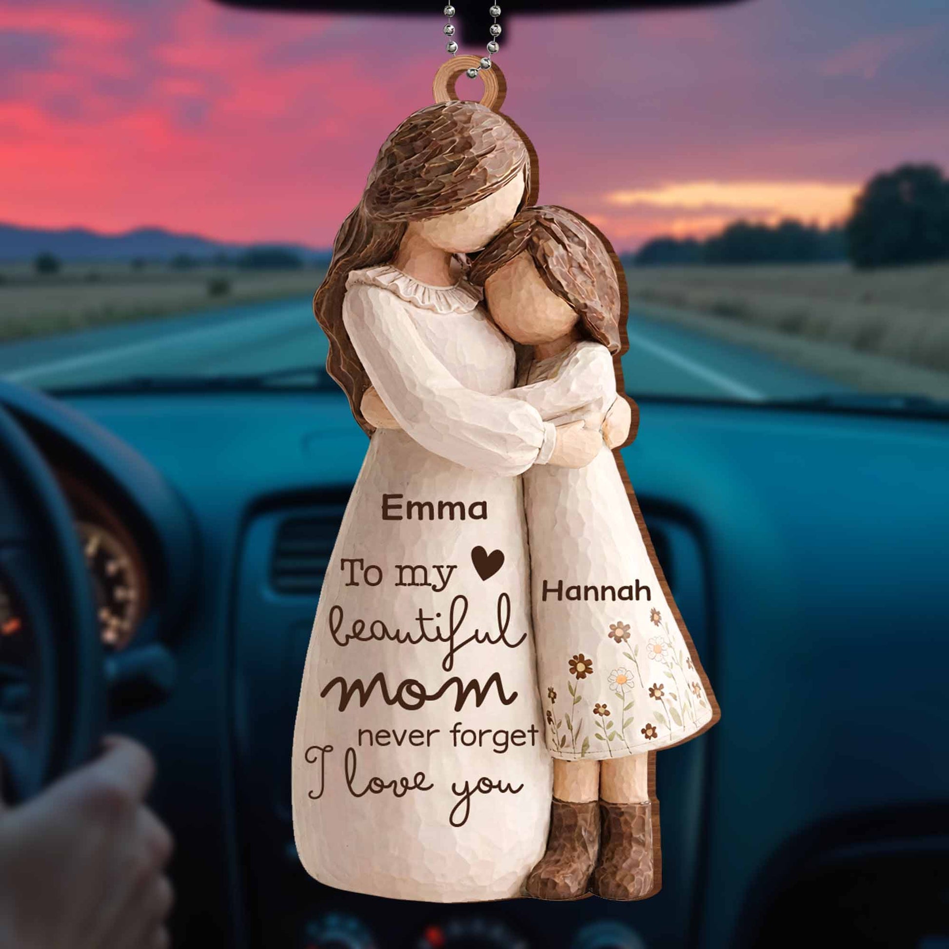 To My Beautiful Mom, Mother And Daughter Embrace