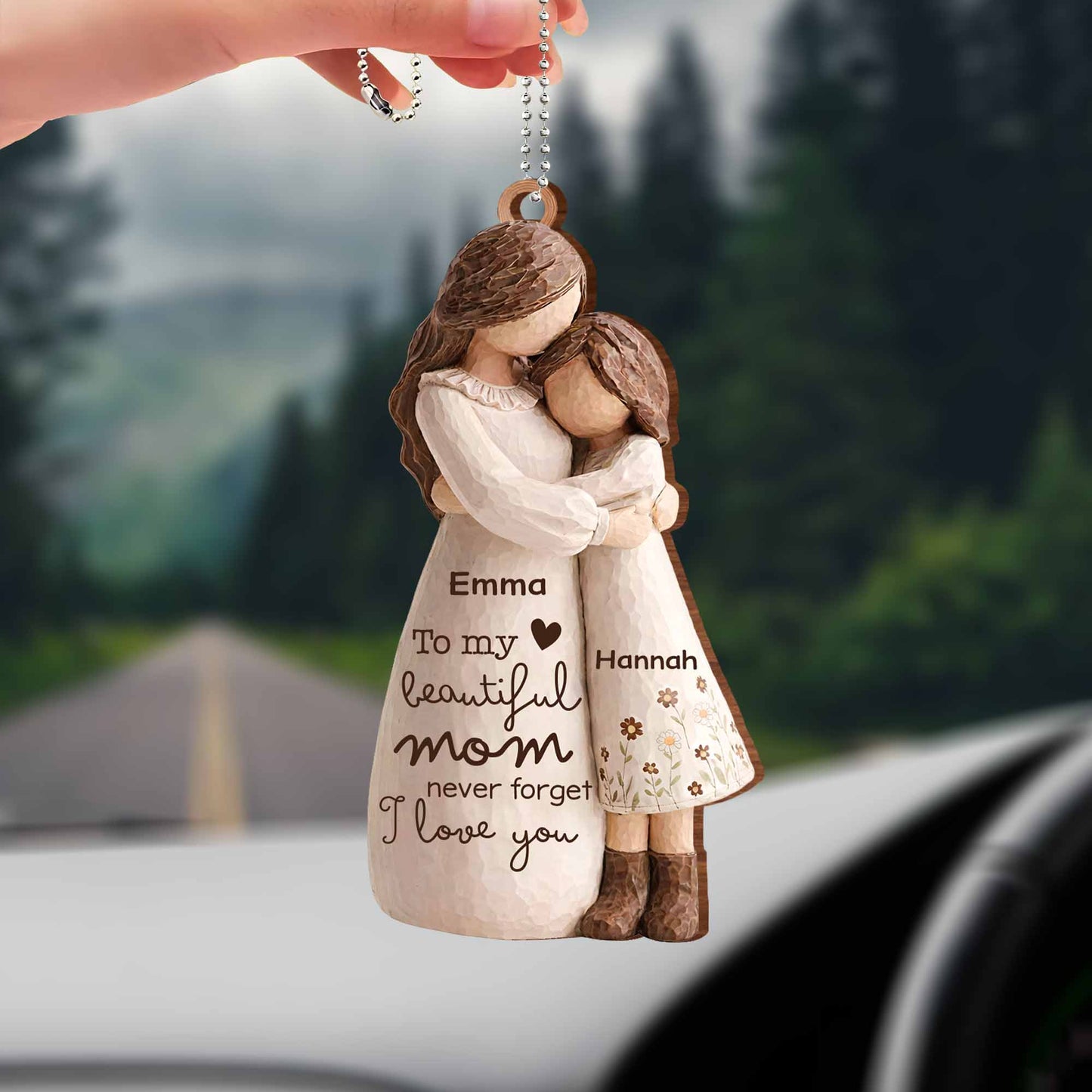 To My Beautiful Mom, Mother And Daughter Embrace