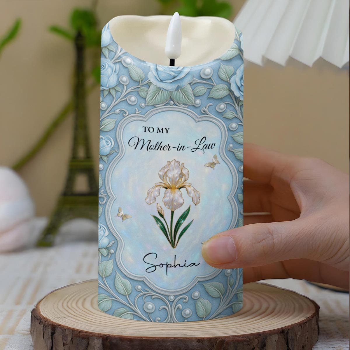 To My Mother-In-Law, Thankful For Your Love, Flower and Butterflies