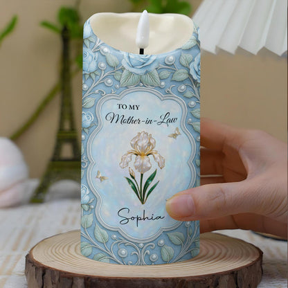 To My Mother-In-Law, Thankful For Your Love, Flower and Butterflies