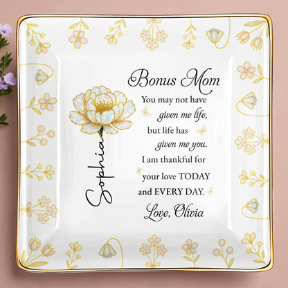 Bonus Mom, Thankful For Your Love Every Day, Flower