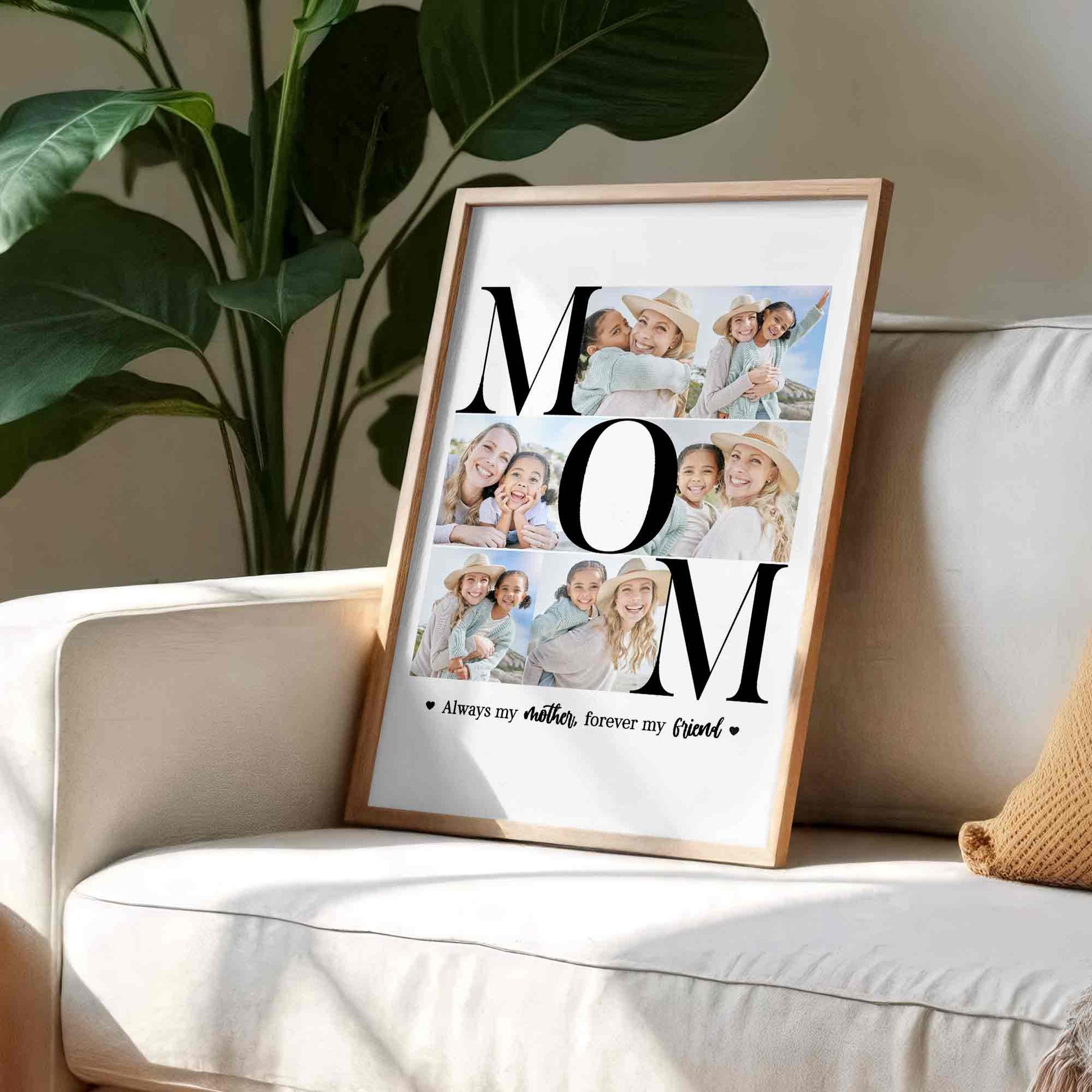 Always My Mother Forever My Friend Photo Collage Letters