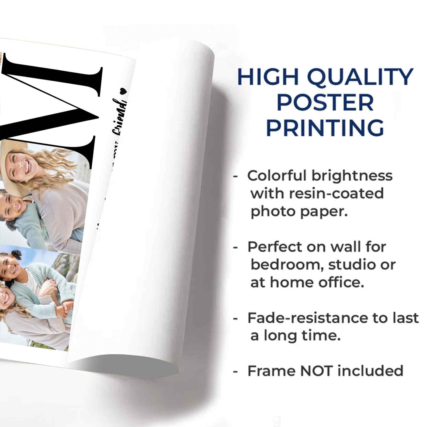 Always My Mother Forever My Friend Photo Collage Letters