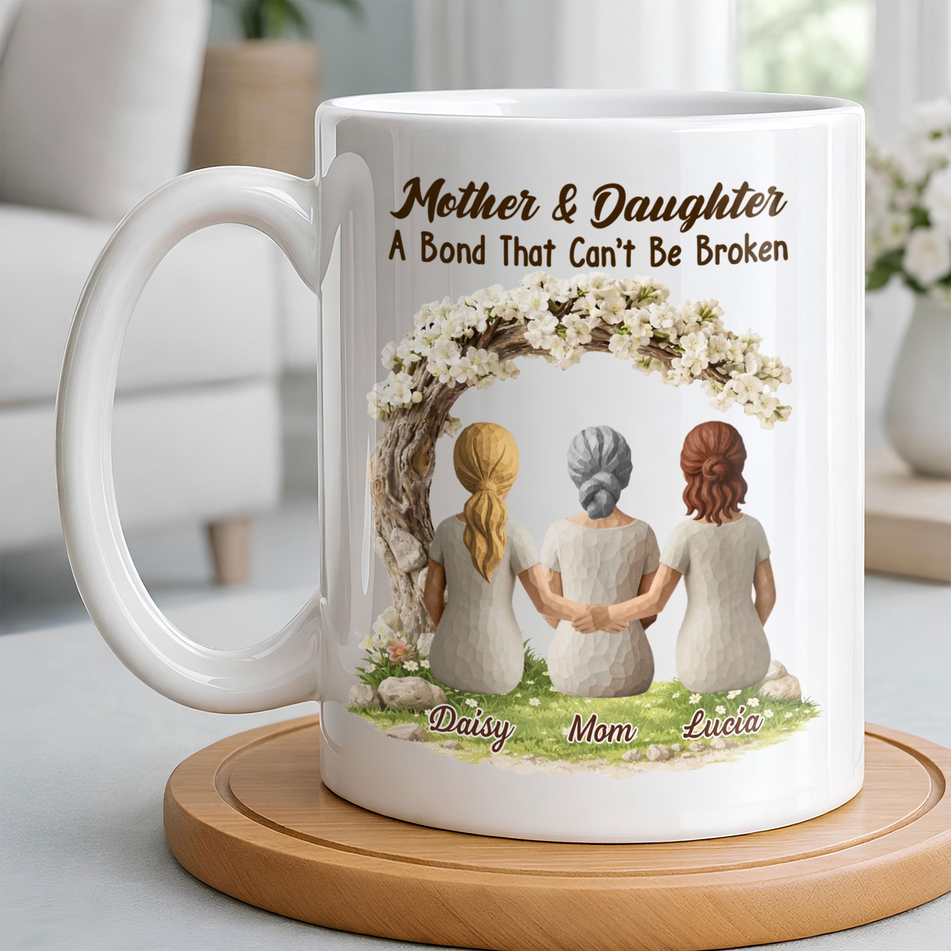 Mother and Daughter A Bond That Cant Be Broken Floral Arch