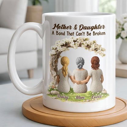 Mother and Daughter A Bond That Cant Be Broken Floral Arch