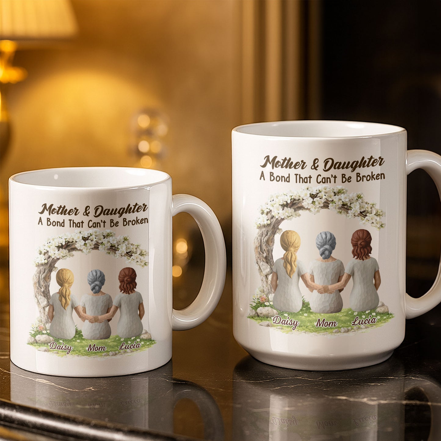 Mother and Daughter A Bond That Cant Be Broken Floral Arch