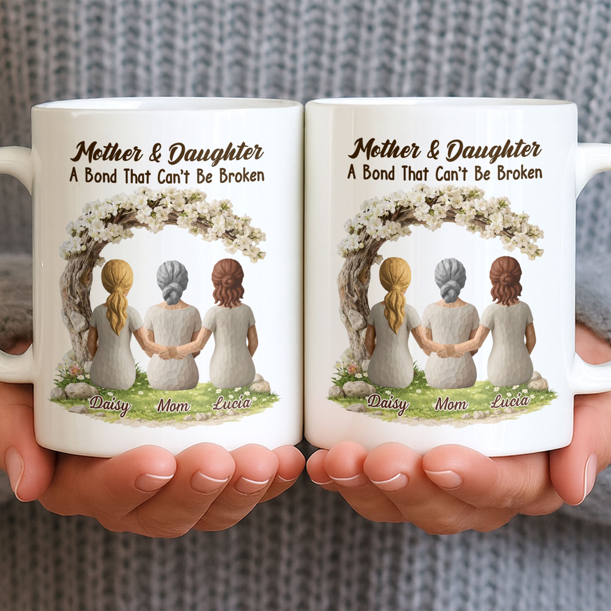 Mother and Daughter A Bond That Cant Be Broken Floral Arch