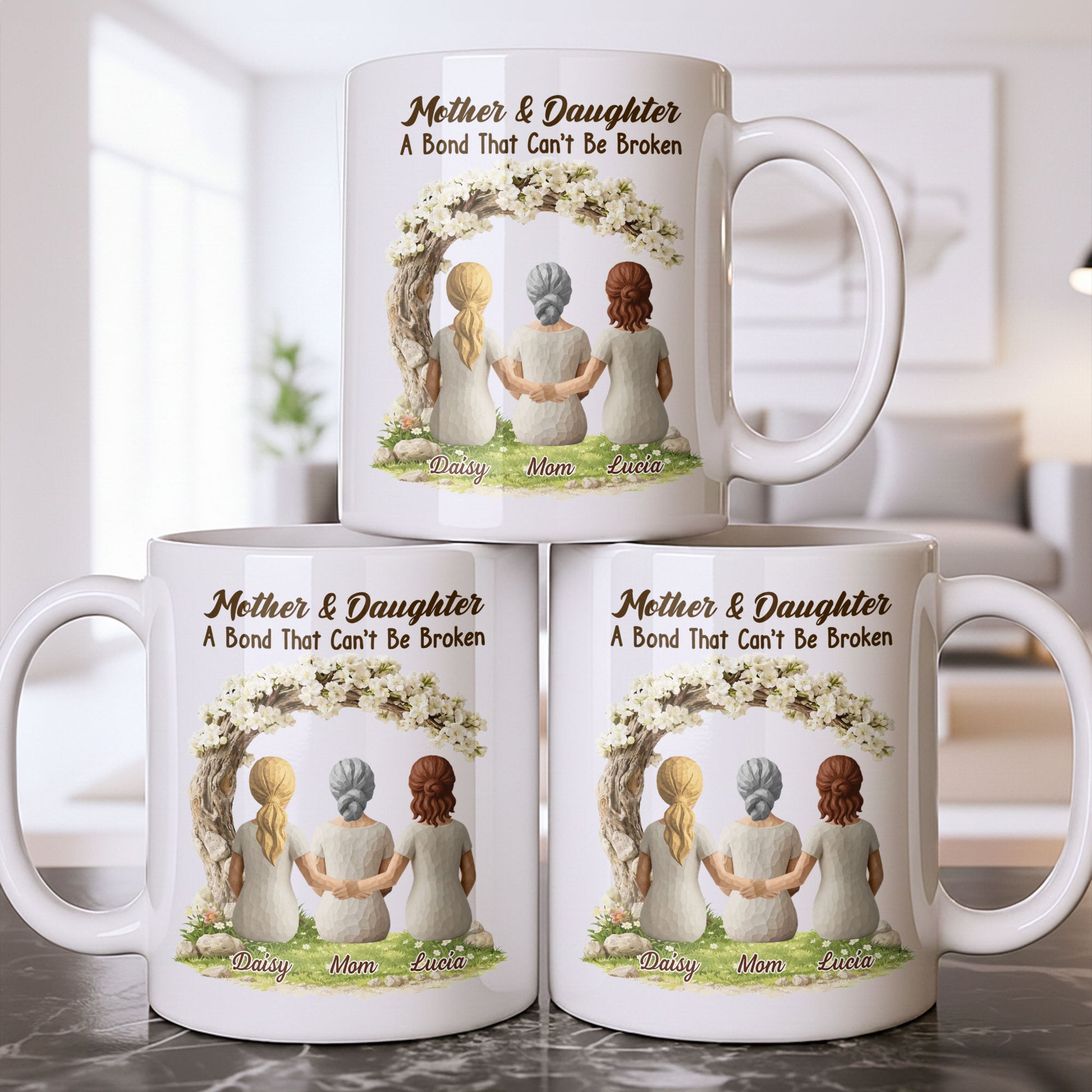 Mother and Daughter A Bond That Cant Be Broken Floral Arch