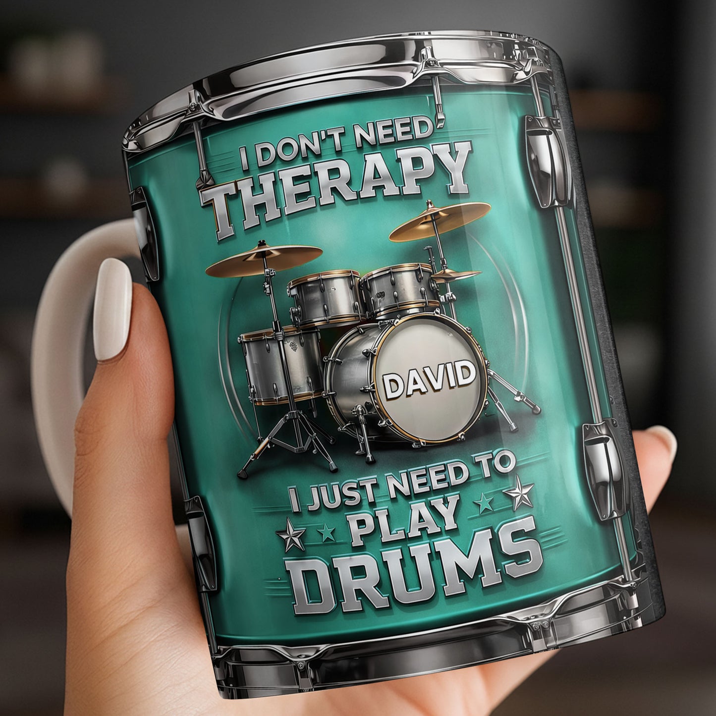 I Don't Need Therapy I Just Need To Play Drums Drum Set Design