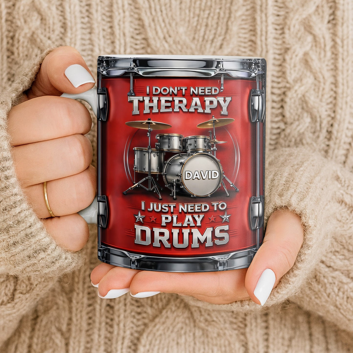 I Don't Need Therapy I Just Need To Play Drums Drum Set Design