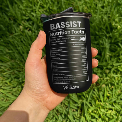 Bassist Nutrition Facts Talented Human Bass Guitar