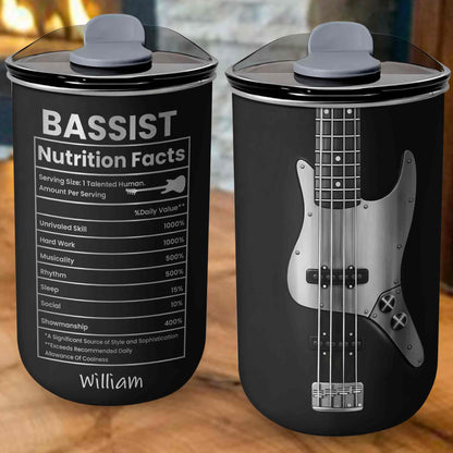 Bassist Nutrition Facts Talented Human Bass Guitar
