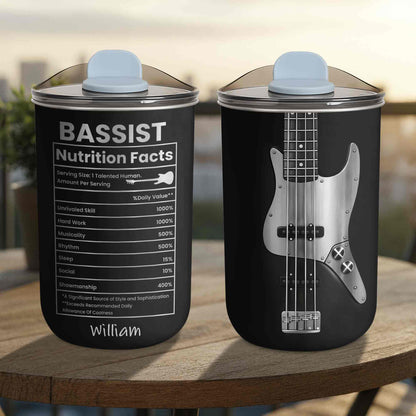 Bassist Nutrition Facts Talented Human Bass Guitar