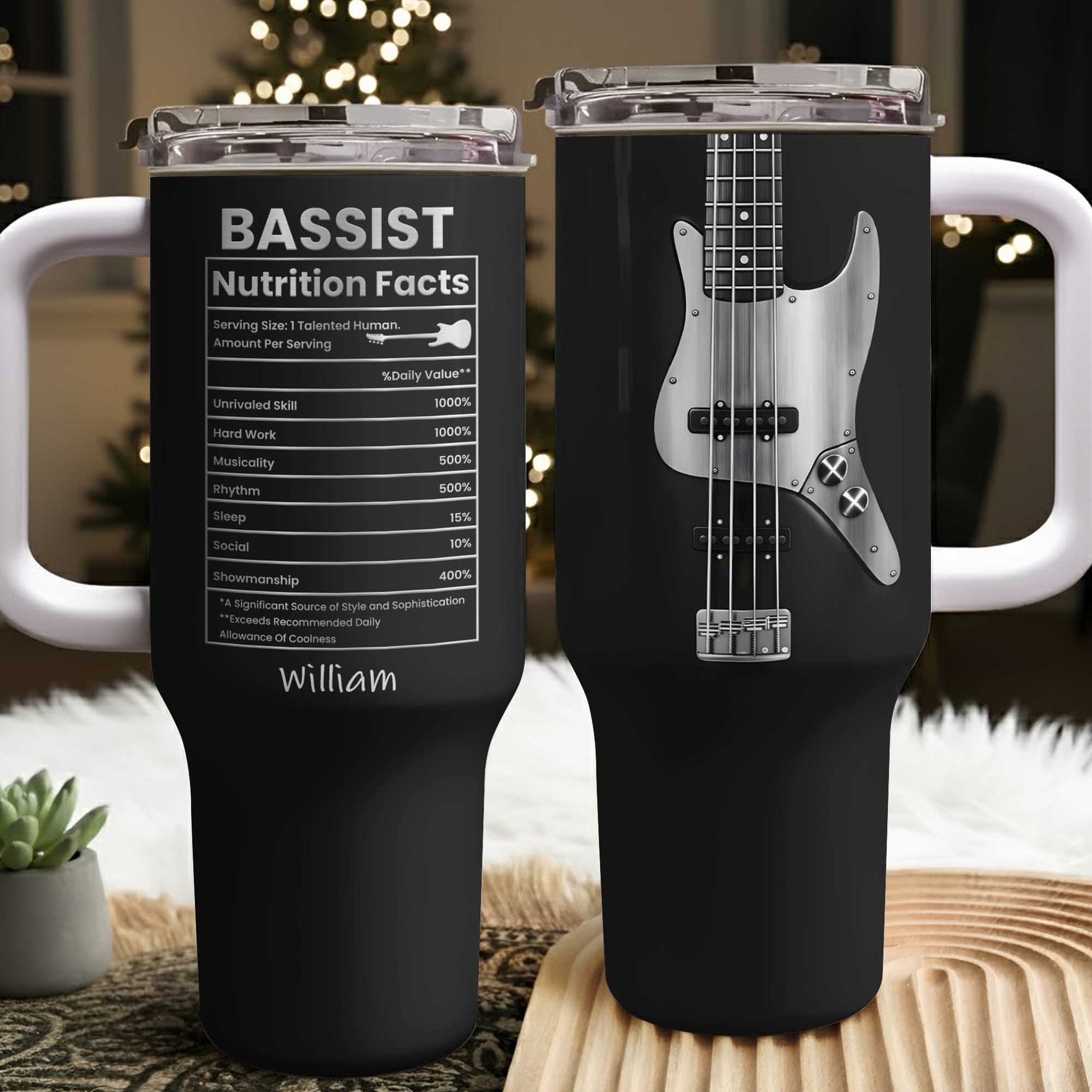 Bassist Nutrition Facts Talented Human Bass Guitar Design