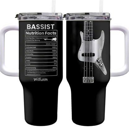 Bassist Nutrition Facts Talented Human Bass Guitar Design