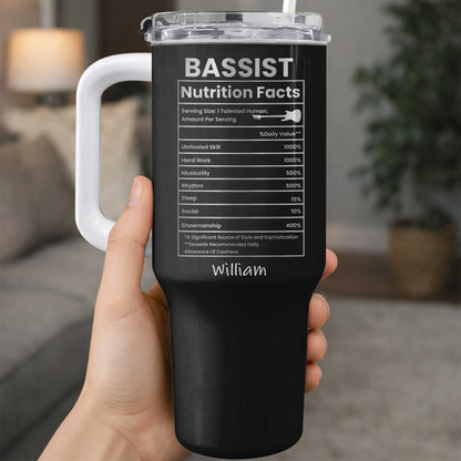 Bassist Nutrition Facts Talented Human Bass Guitar Design