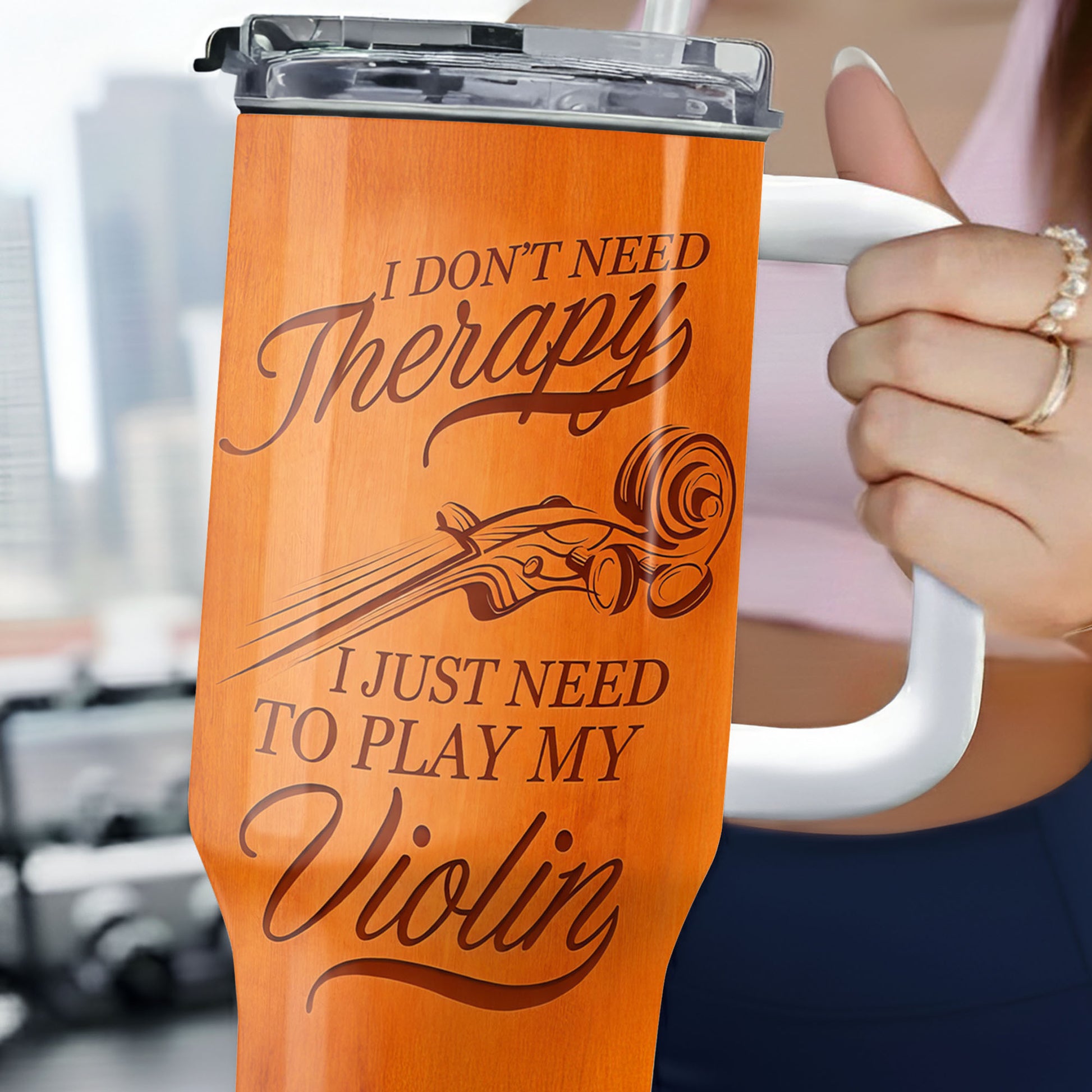 I Don't Need Therapy I Just Need To Play My Violin Musical Instrument