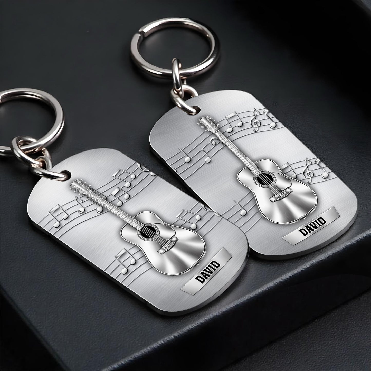 Music Is The Sound Of The Soul Acoustic Guitar And Notes