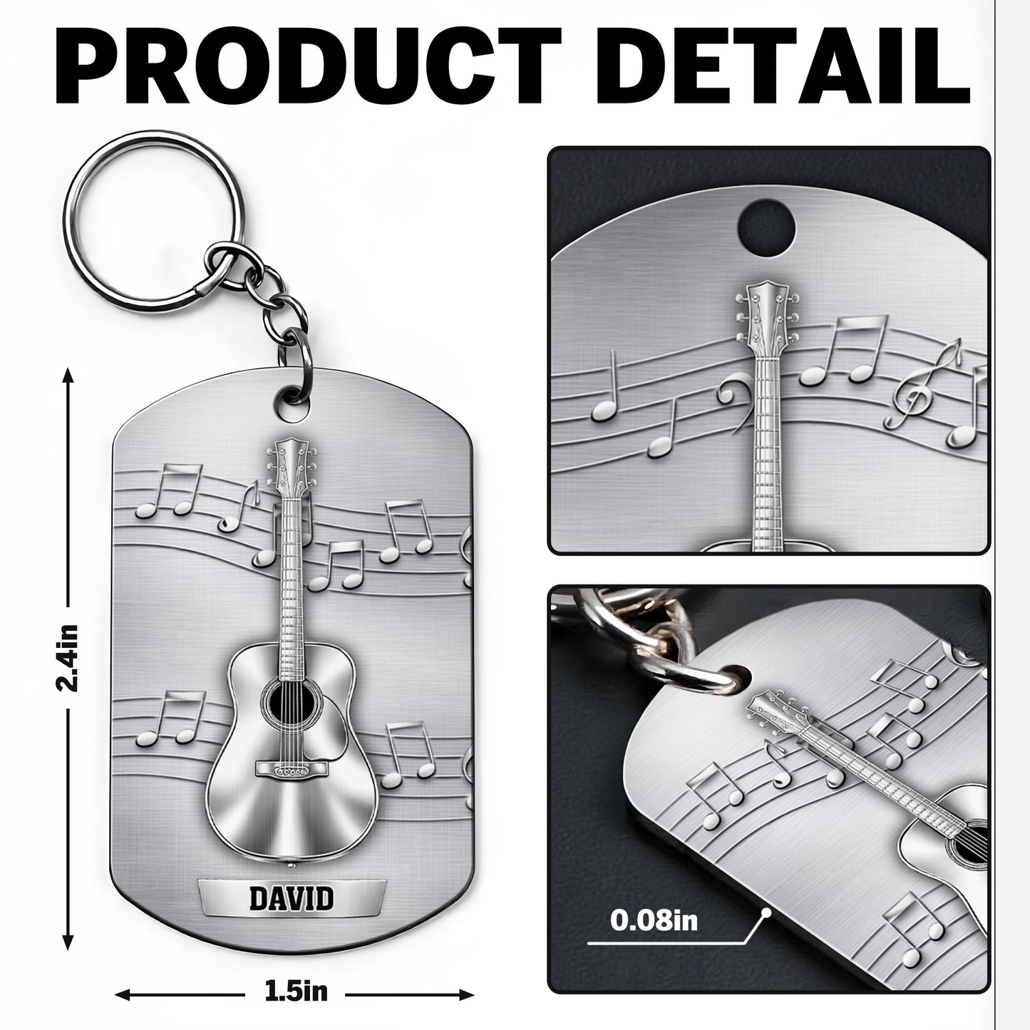 Music Is The Sound Of The Soul Acoustic Guitar And Notes