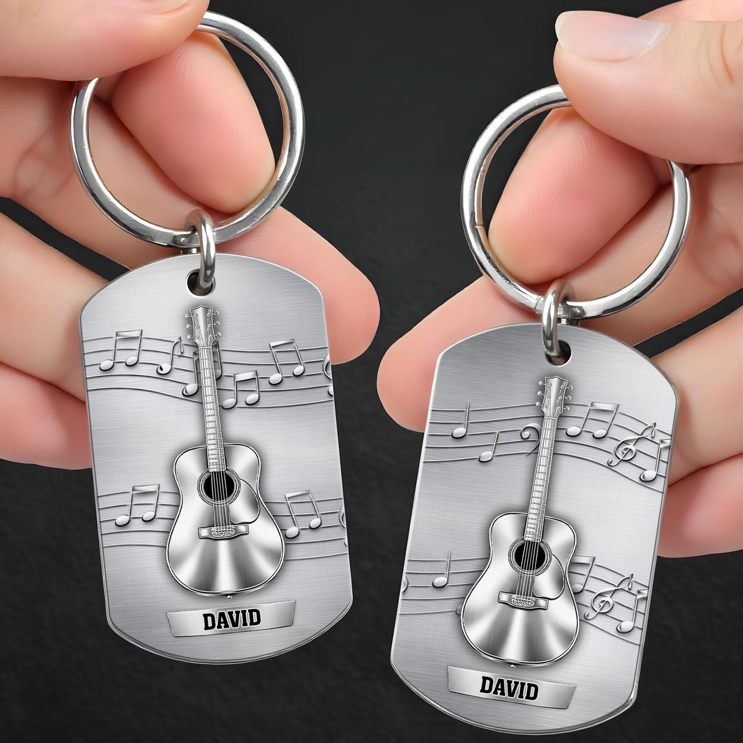 Music Is The Sound Of The Soul Acoustic Guitar And Notes