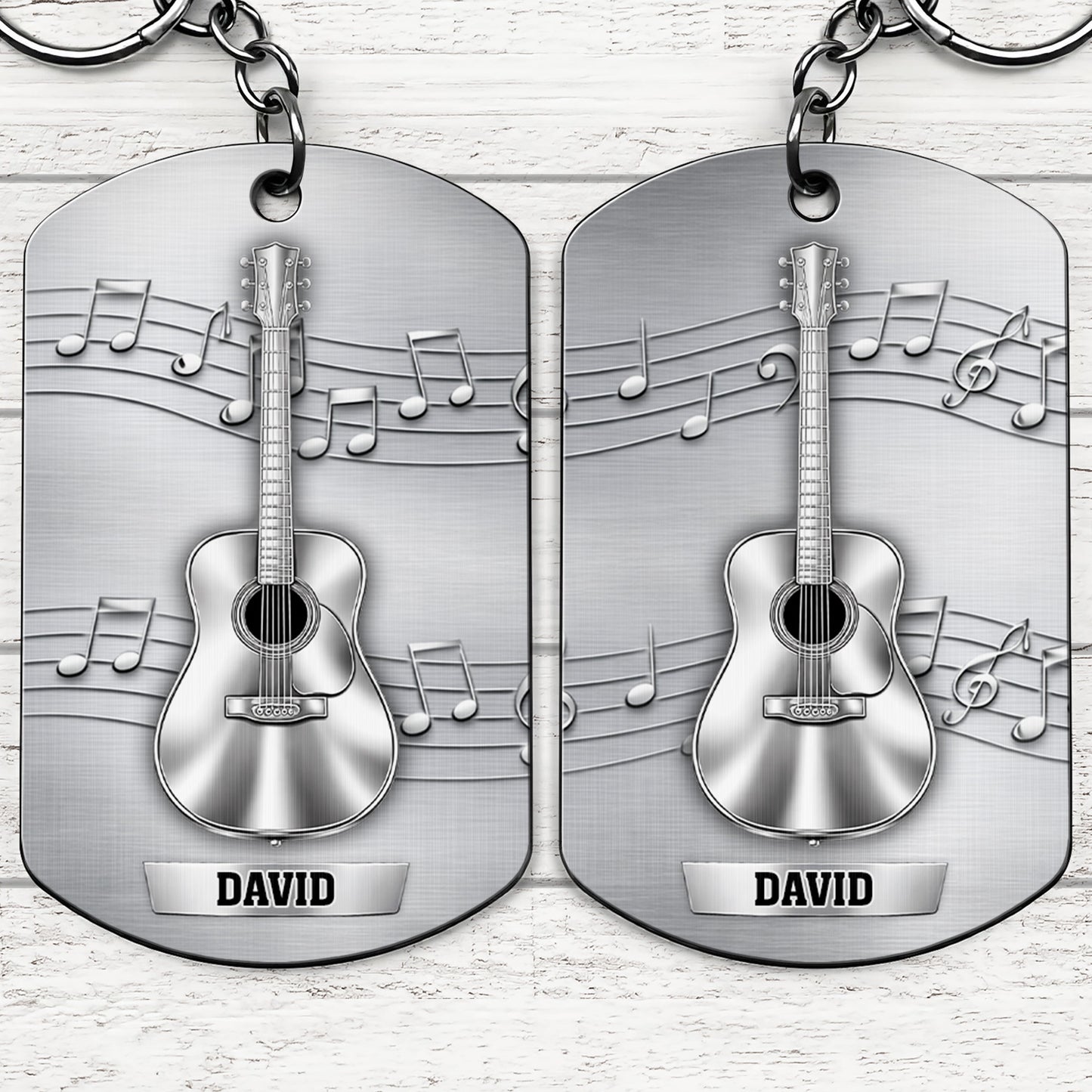 Music Is The Sound Of The Soul Acoustic Guitar And Notes