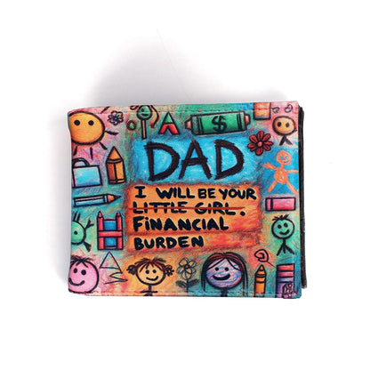 Papá, seré tu niña - Cartera de piel para hombre - MW04