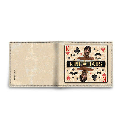 King Of Dads - Cartera de piel para hombre - MW32