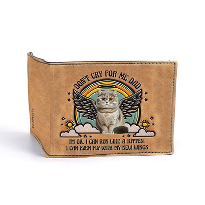 Ne pleure pas pour moi, papa ! - Portefeuille en cuir pour homme - MW_CAT01