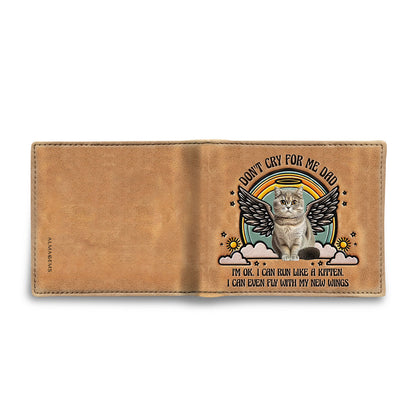 Ne pleure pas pour moi, papa ! - Portefeuille en cuir pour homme - MW_CAT01