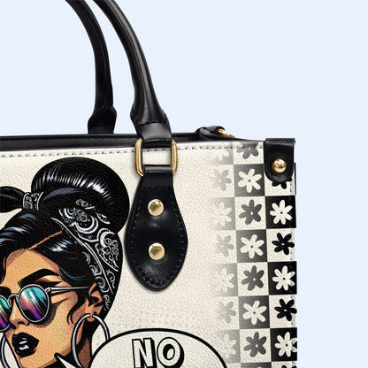 No Mames Way - Sac à main en cuir personnalisé - MX15