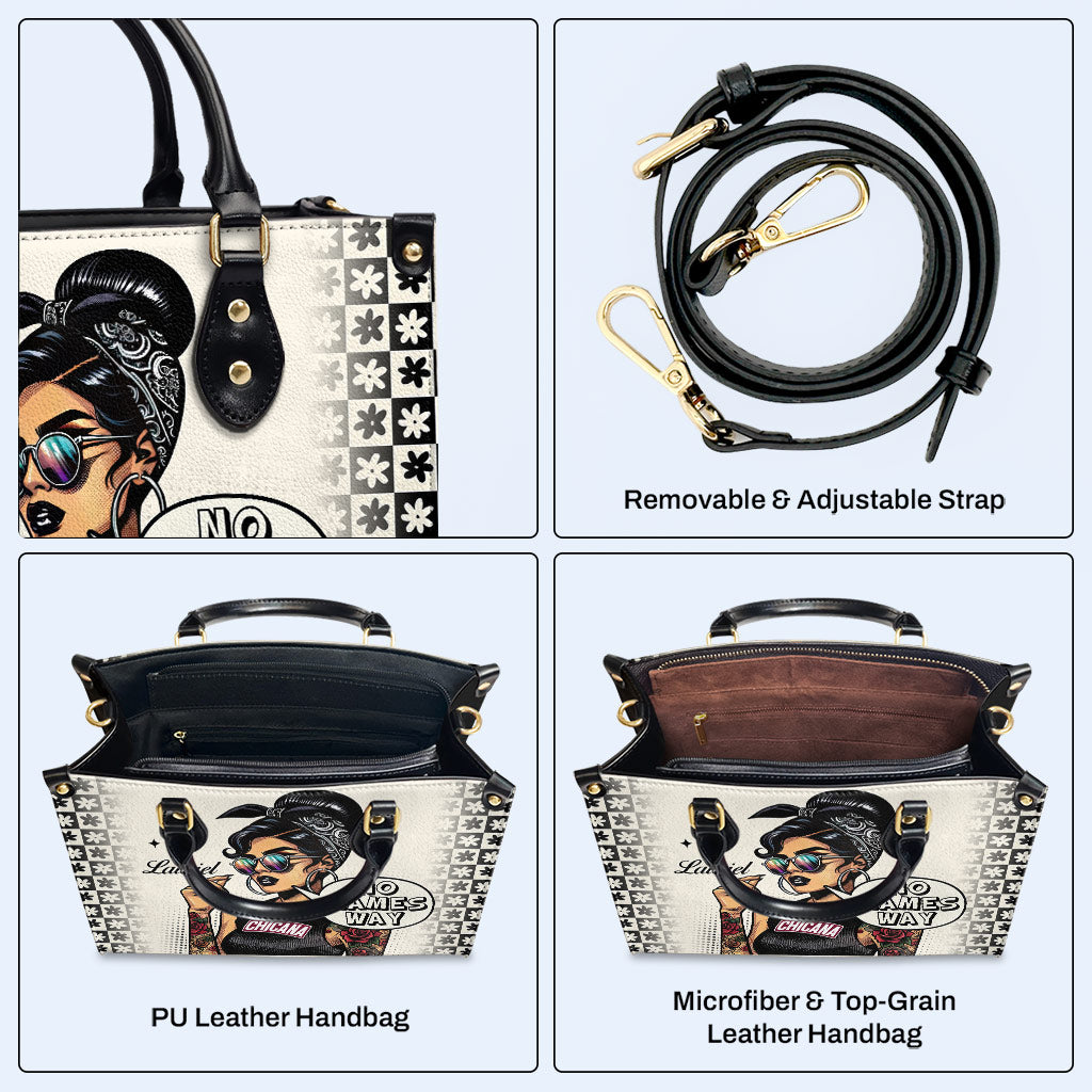 No Mames Way - Sac à main en cuir personnalisé - MX15