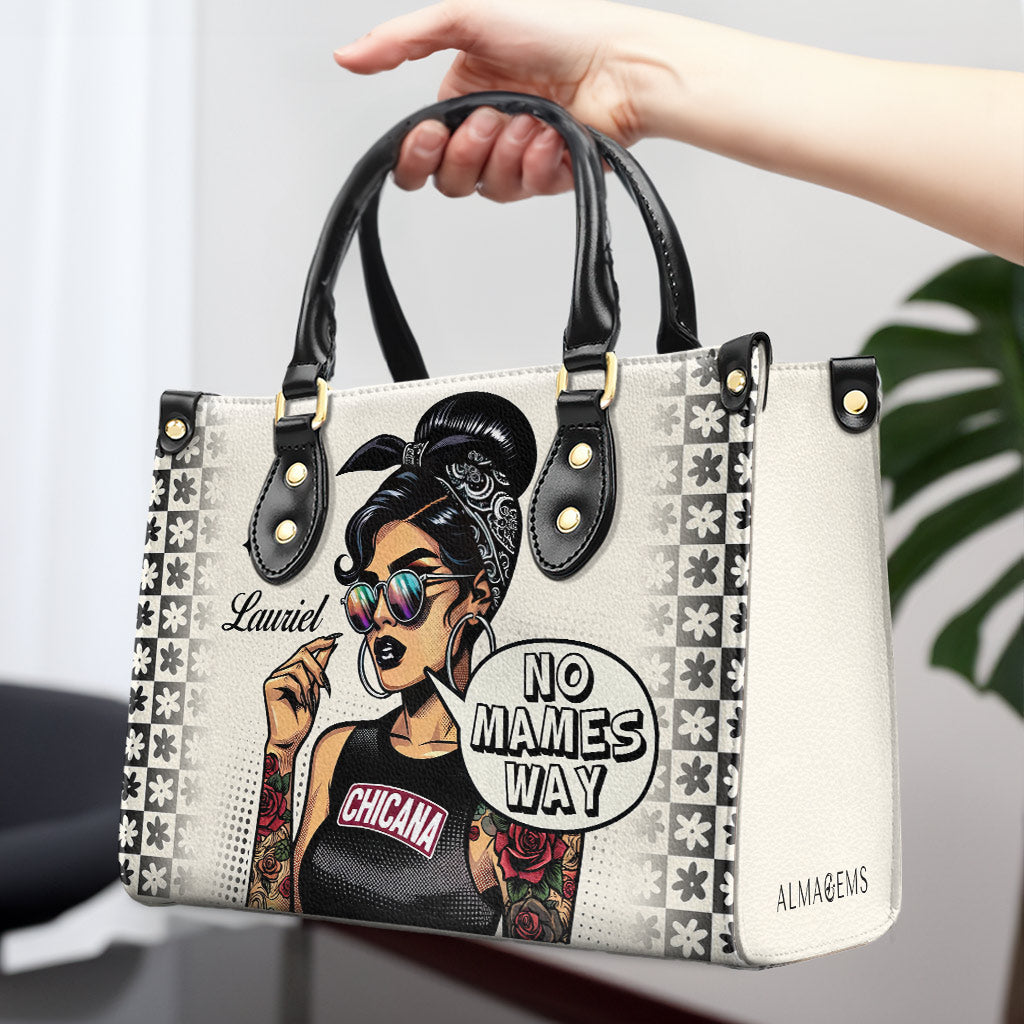 No Mames Way - Sac à main en cuir personnalisé - MX15