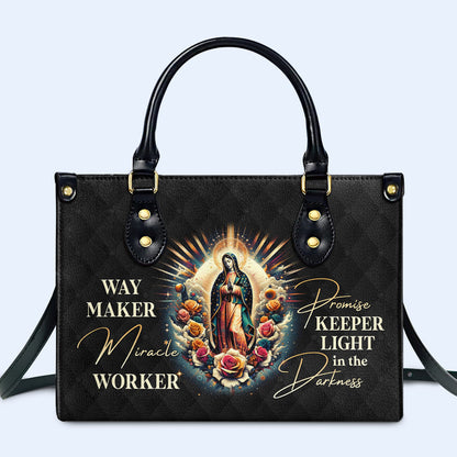 Way Maker - Personalized Custom Leather Handbag - MX19