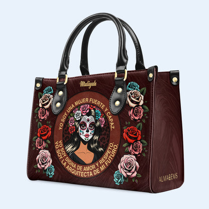 Mujer Fuerte - Sac à main en cuir personnalisé - MX24