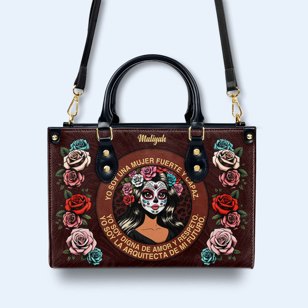 Mujer Fuerte - Sac à main en cuir personnalisé - MX24