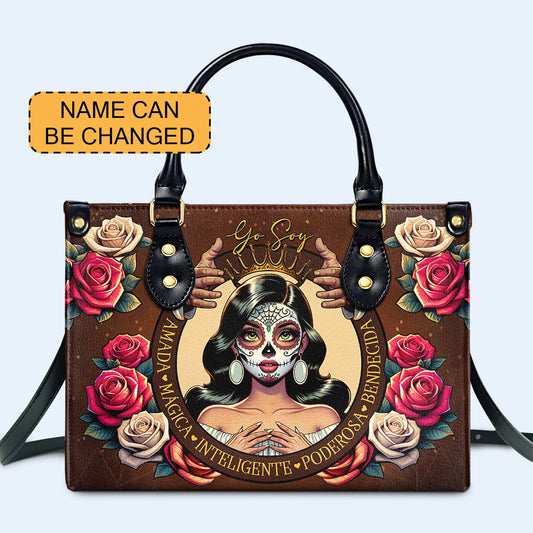Yo Soy Amada - Bolso de Cuero Personalizado - MX25