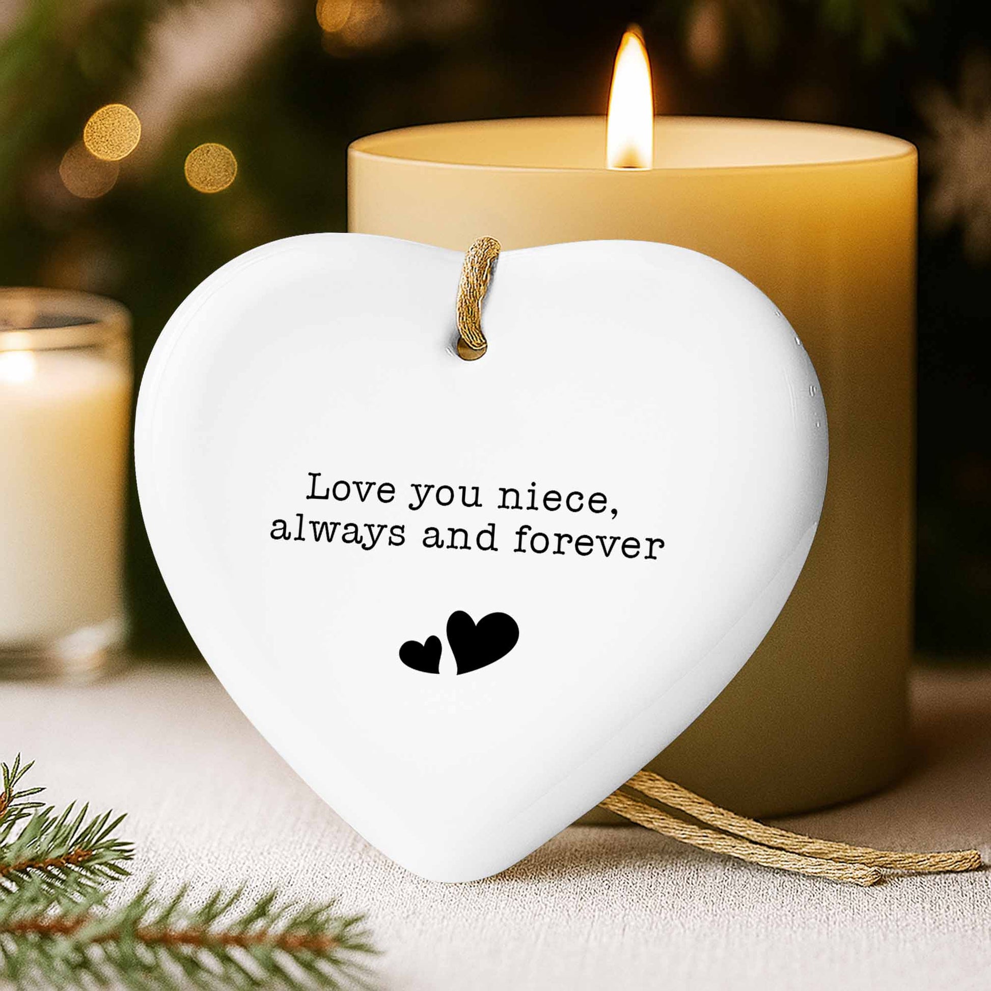 Love You Niece Always And Forever With Hearts