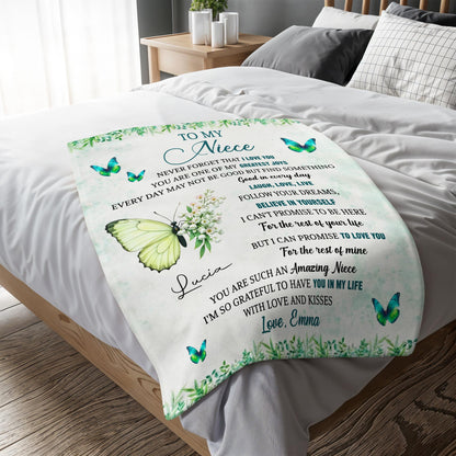 To My Niece, Butterflies and Flowers