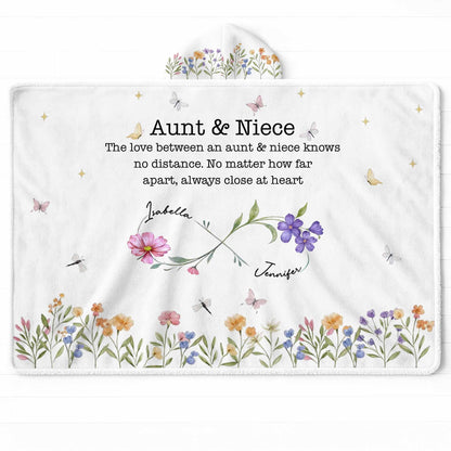 The Love Between Aunt & Niece, Flowers And Butterflies