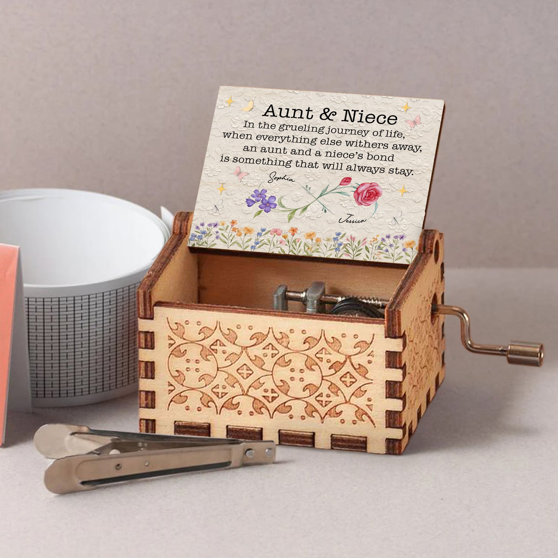Aunt & Niece, Lifelong Bond Music Box