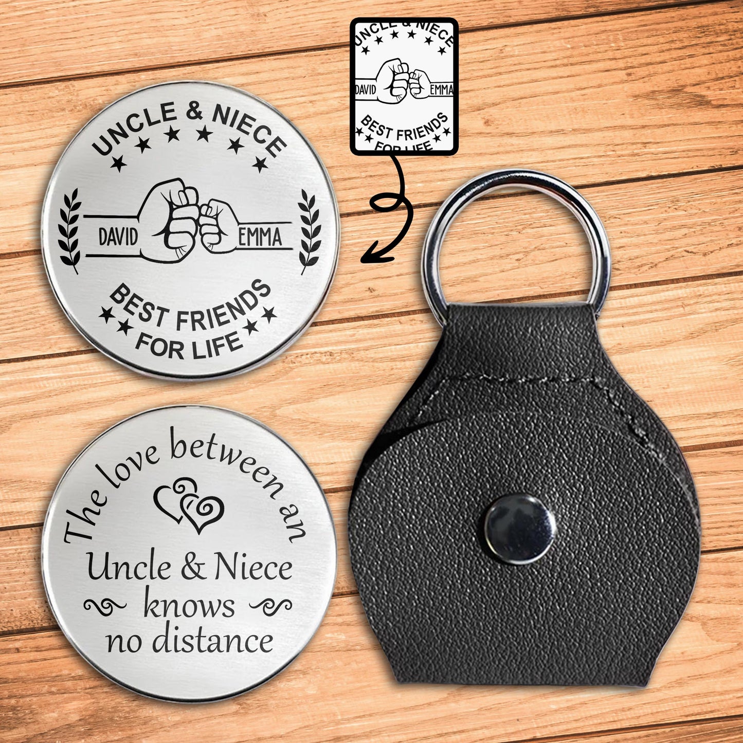 The Love Between An Uncle And Niece, Heart And Fist Bump