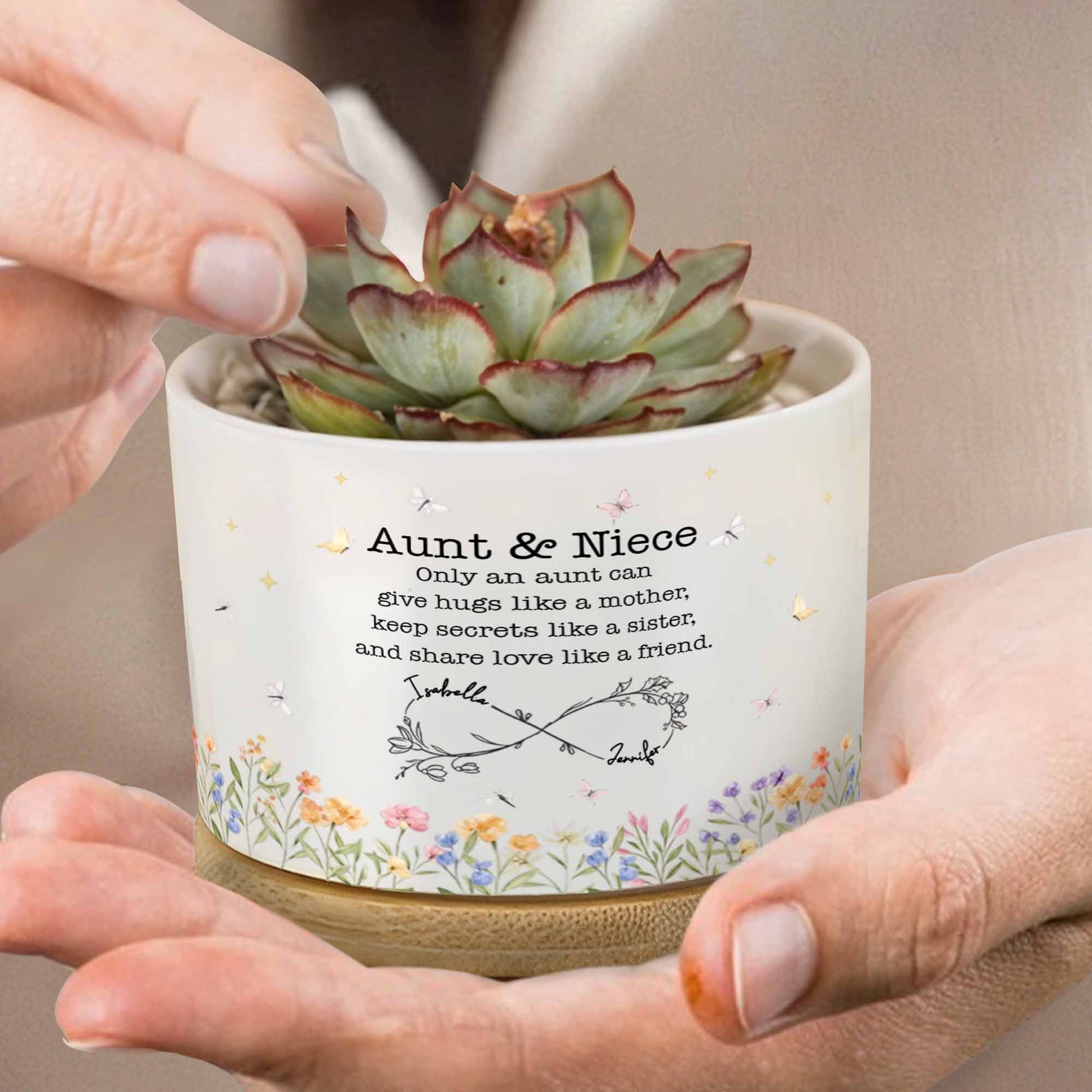 Only An Aunt Can Give Hugs Like A Mother