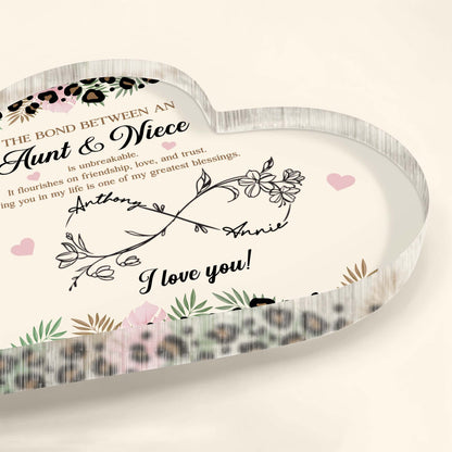 The Bond Between An Aunt & Niece, Flowers And Hearts