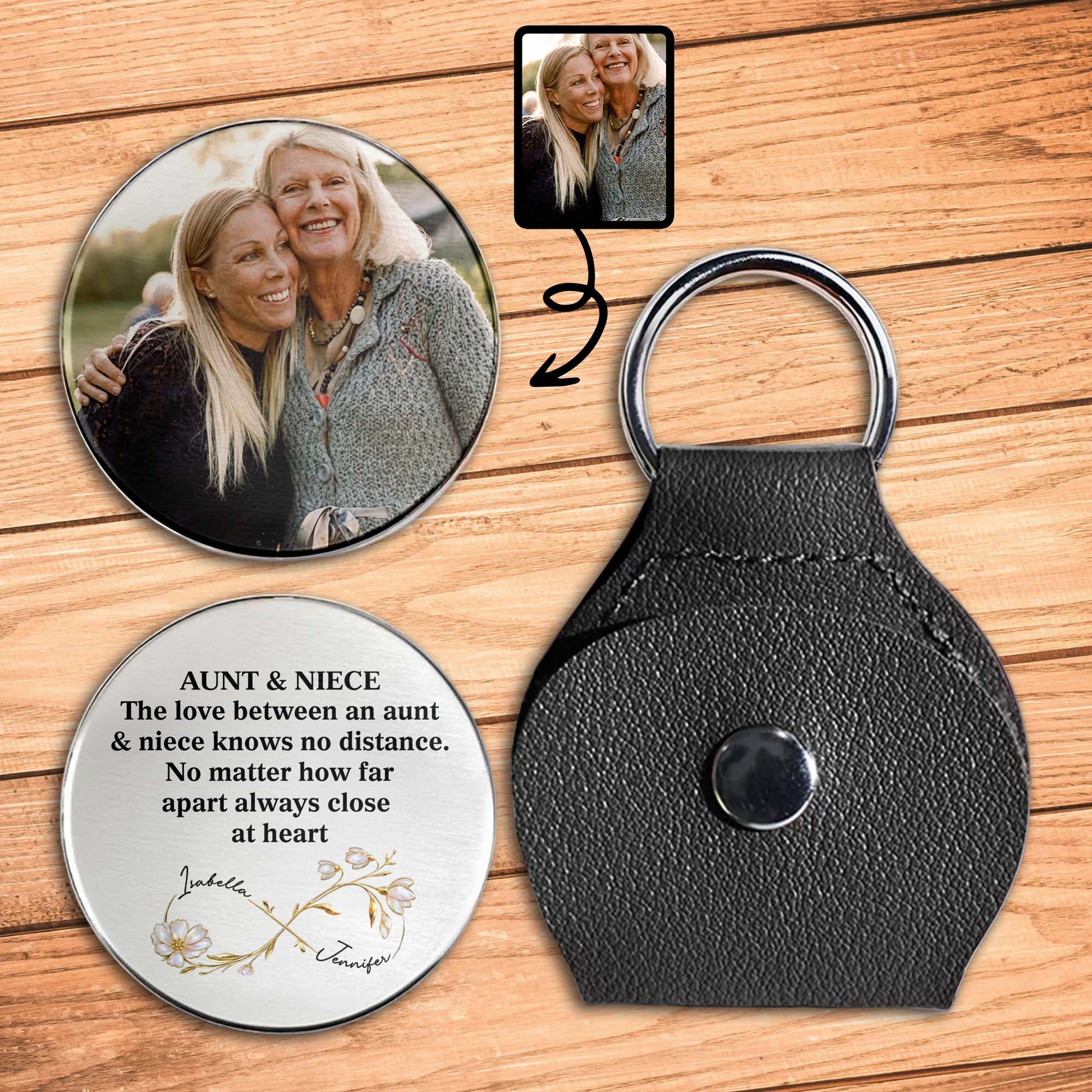 The Love Between An Aunt & Niece, Flowers Design