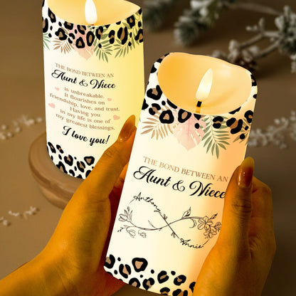 The Bond Between An Aunt & Niece, Flowers And Leopard Print