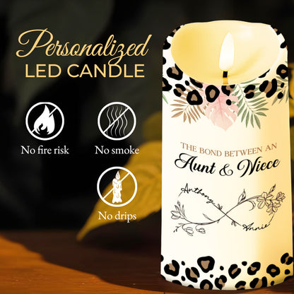 The Bond Between An Aunt & Niece, Flowers And Leopard Print