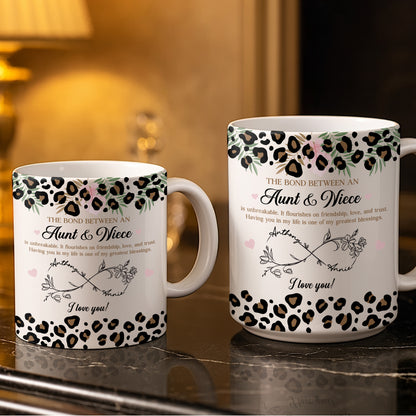 The Bond Between An Aunt & Niece, Leopard Print And Hearts